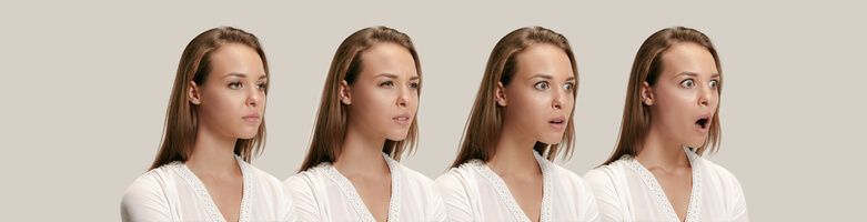 Progressive fear, faces